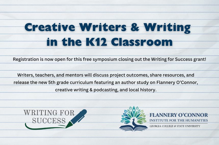 Creative writers and writing in the K12 classroom registration open